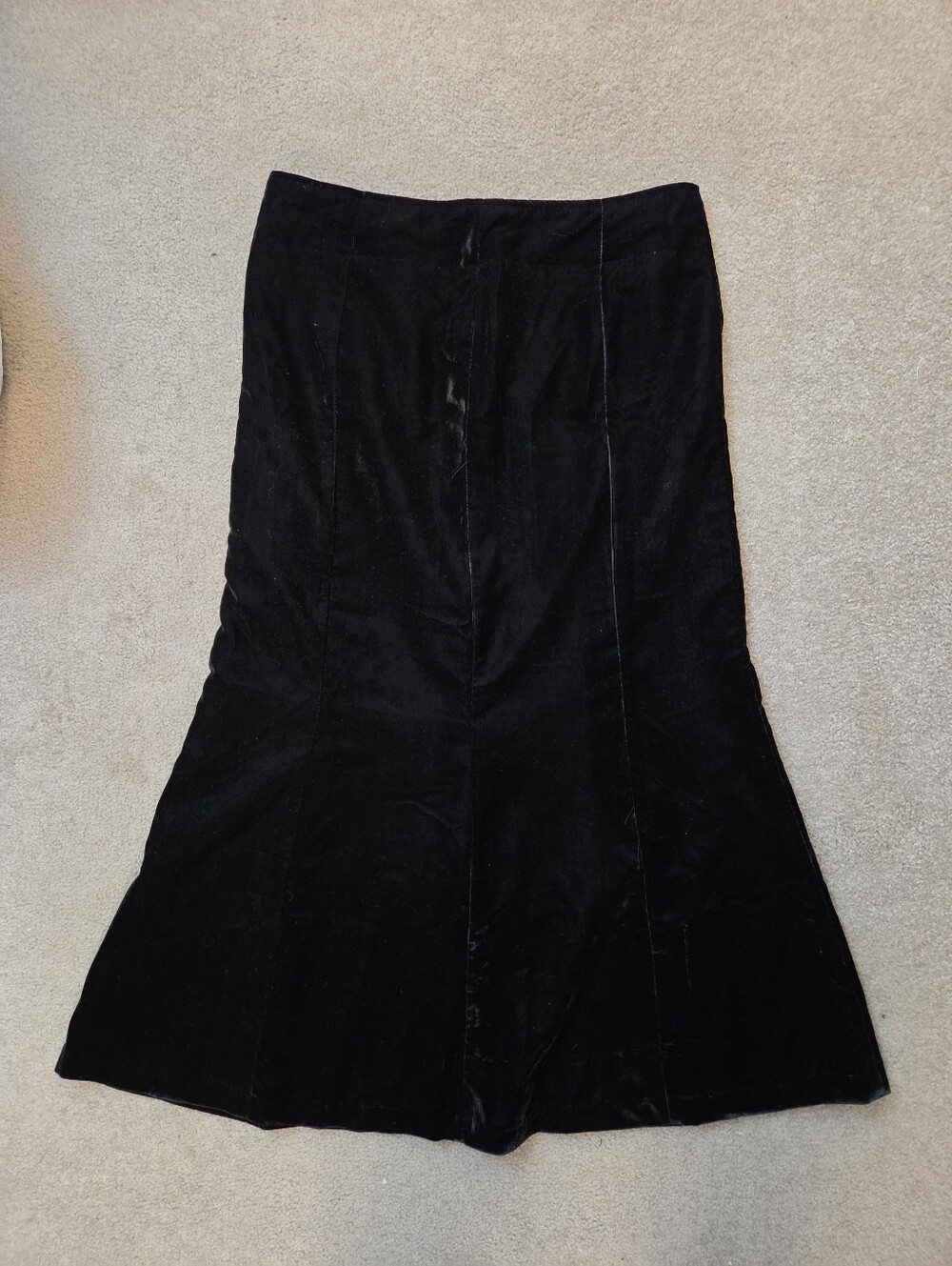 Sz 14 AE CITY Plush Velvet Skirt